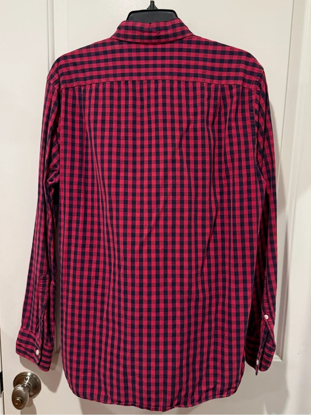 J. Crew Men’s Button Down Long Sleeve Shirt Checkered Gingham